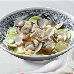 絲瓜蚌麵