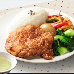 香蒜排骨飯